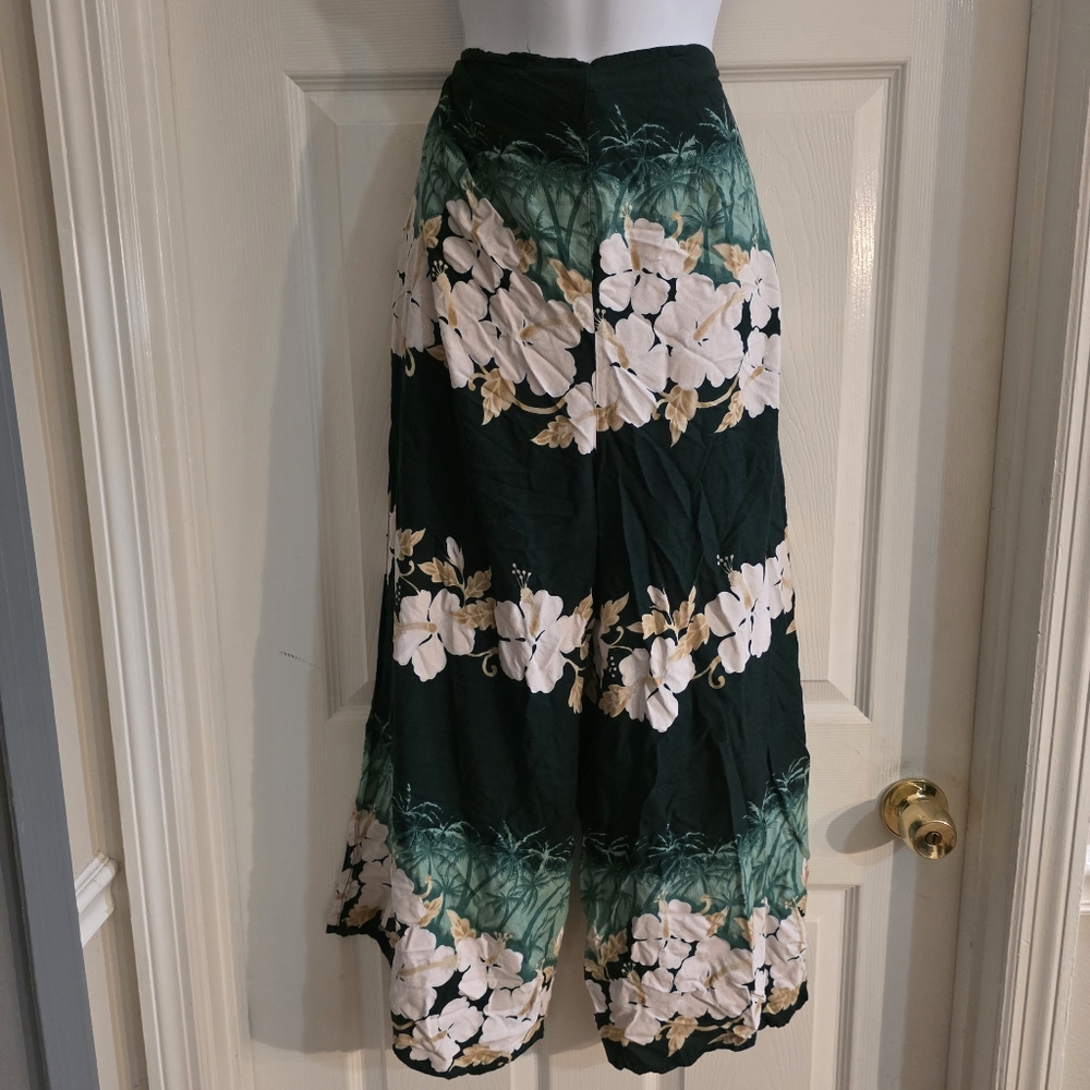 Hibiscus Collection Hawaii Wrap Pants-OSFM